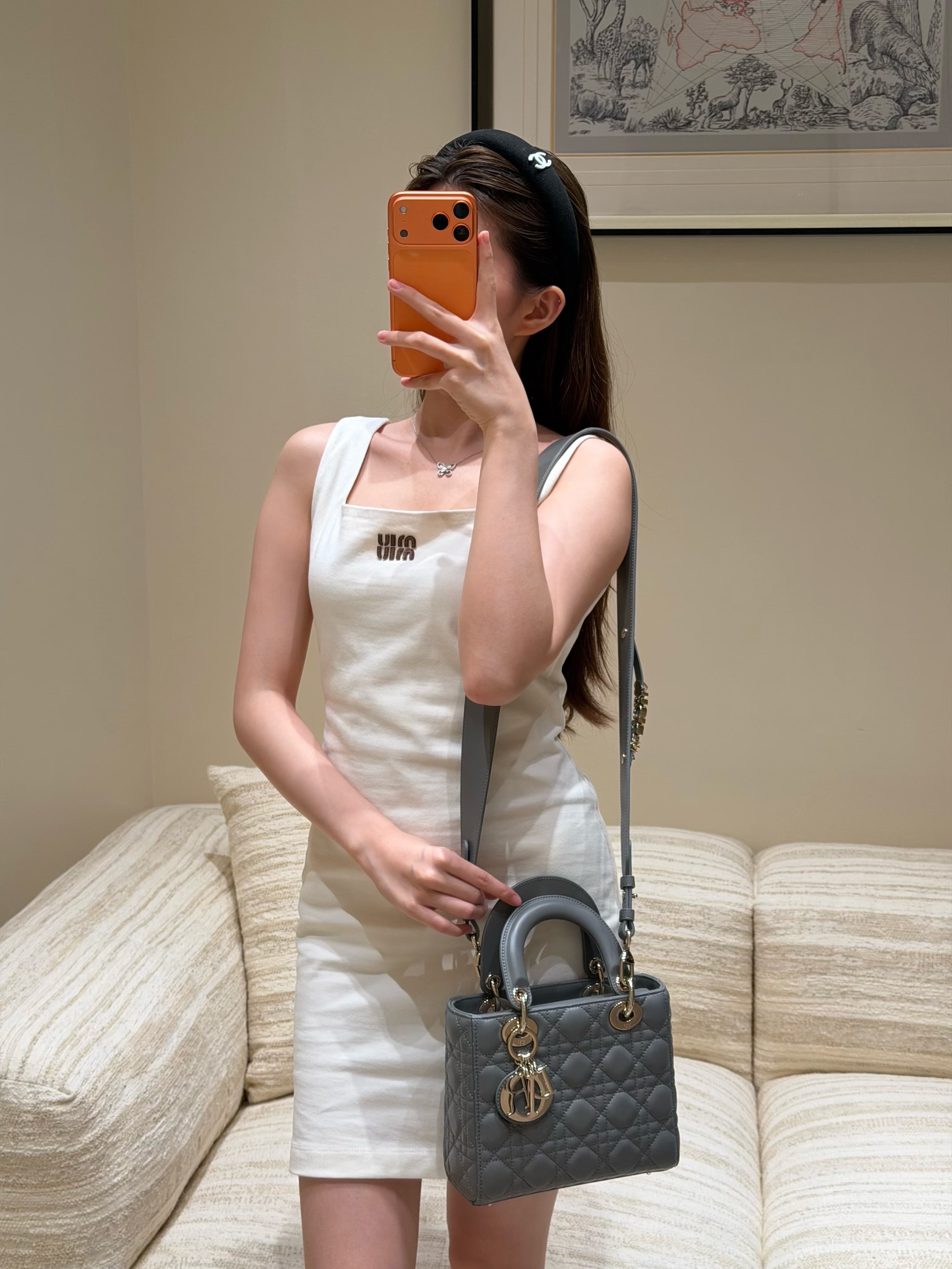 디올 레이디 디올 컬렉션 그레이