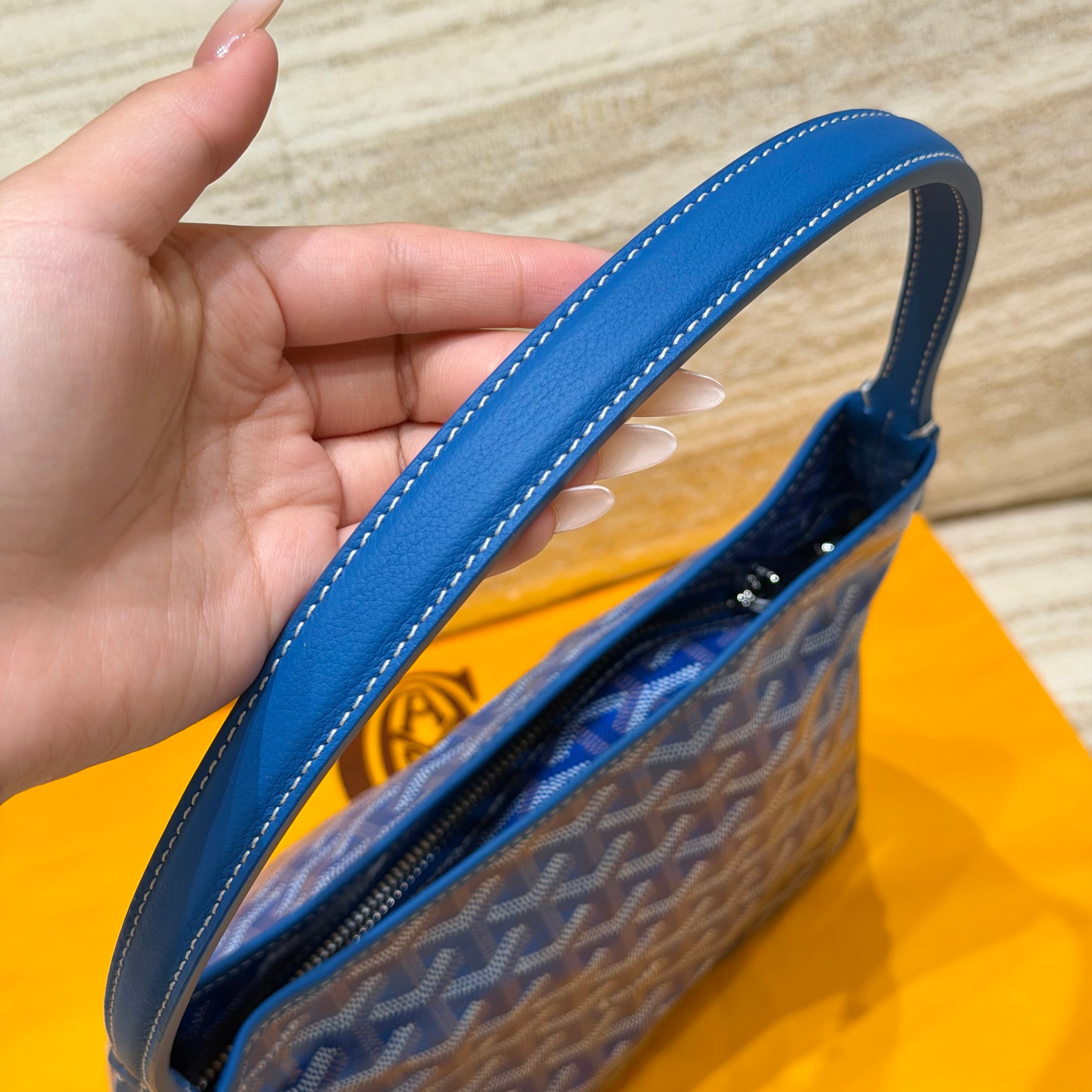 고야드 호보 언더암백 (라우엣 스타일, 블루)