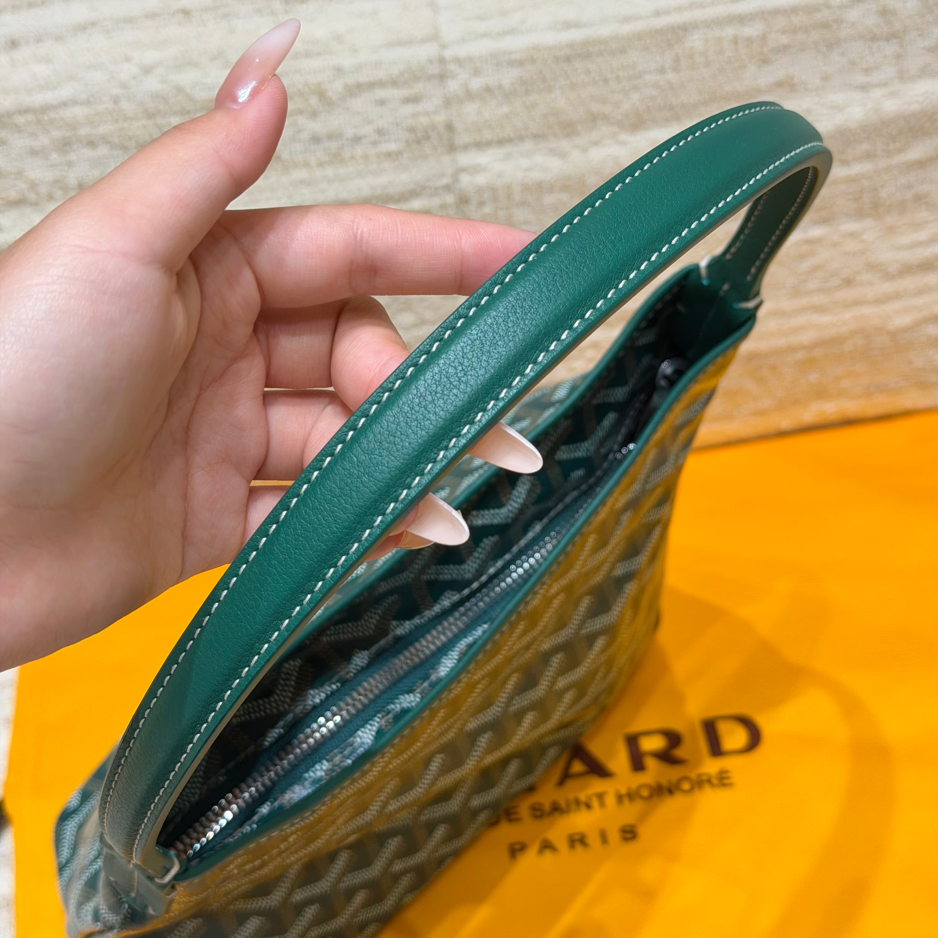 고야드 호보 언더암백 (라우엣 스타일, 그린)