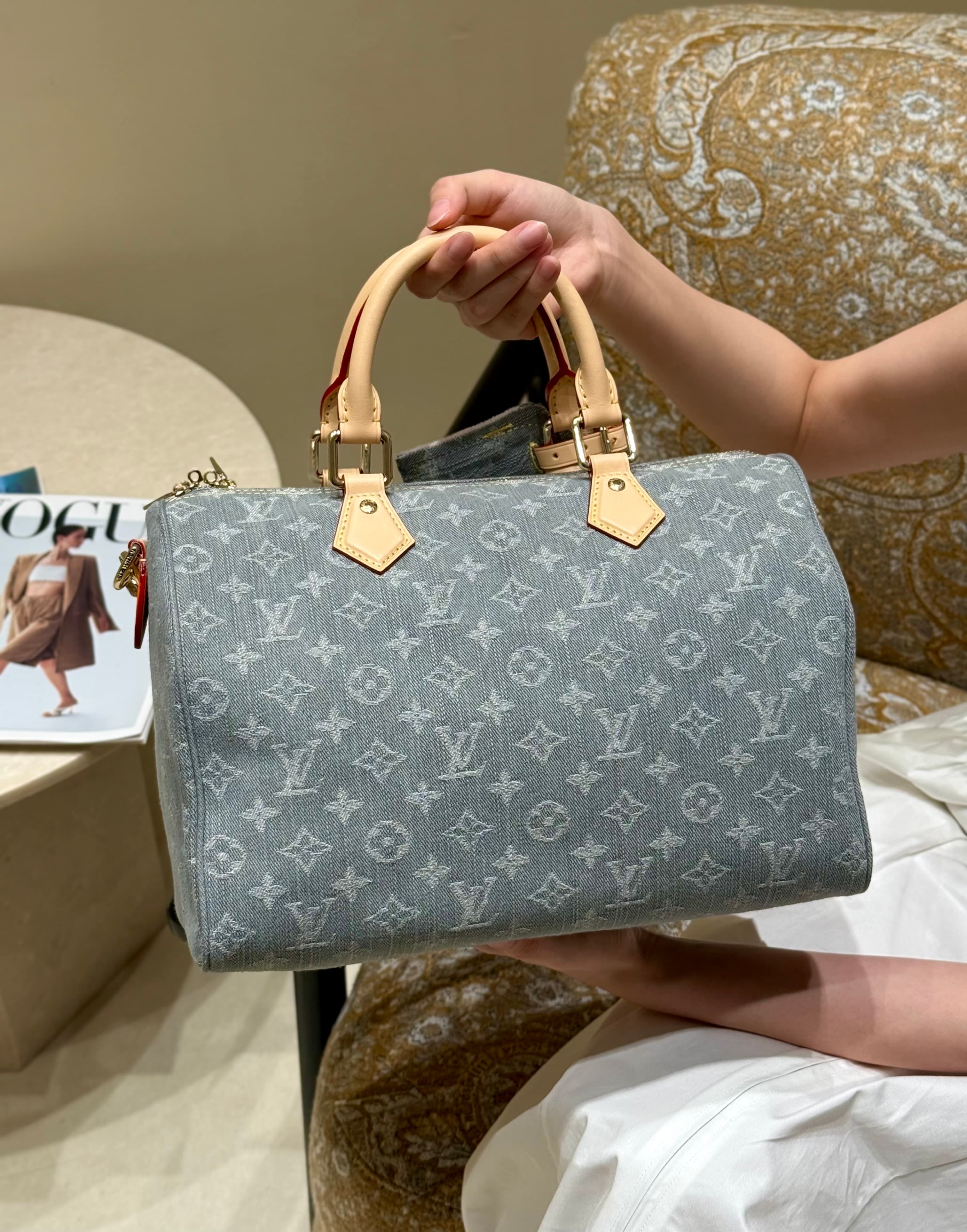 루이비통 스피디 소프트 30 (데님)