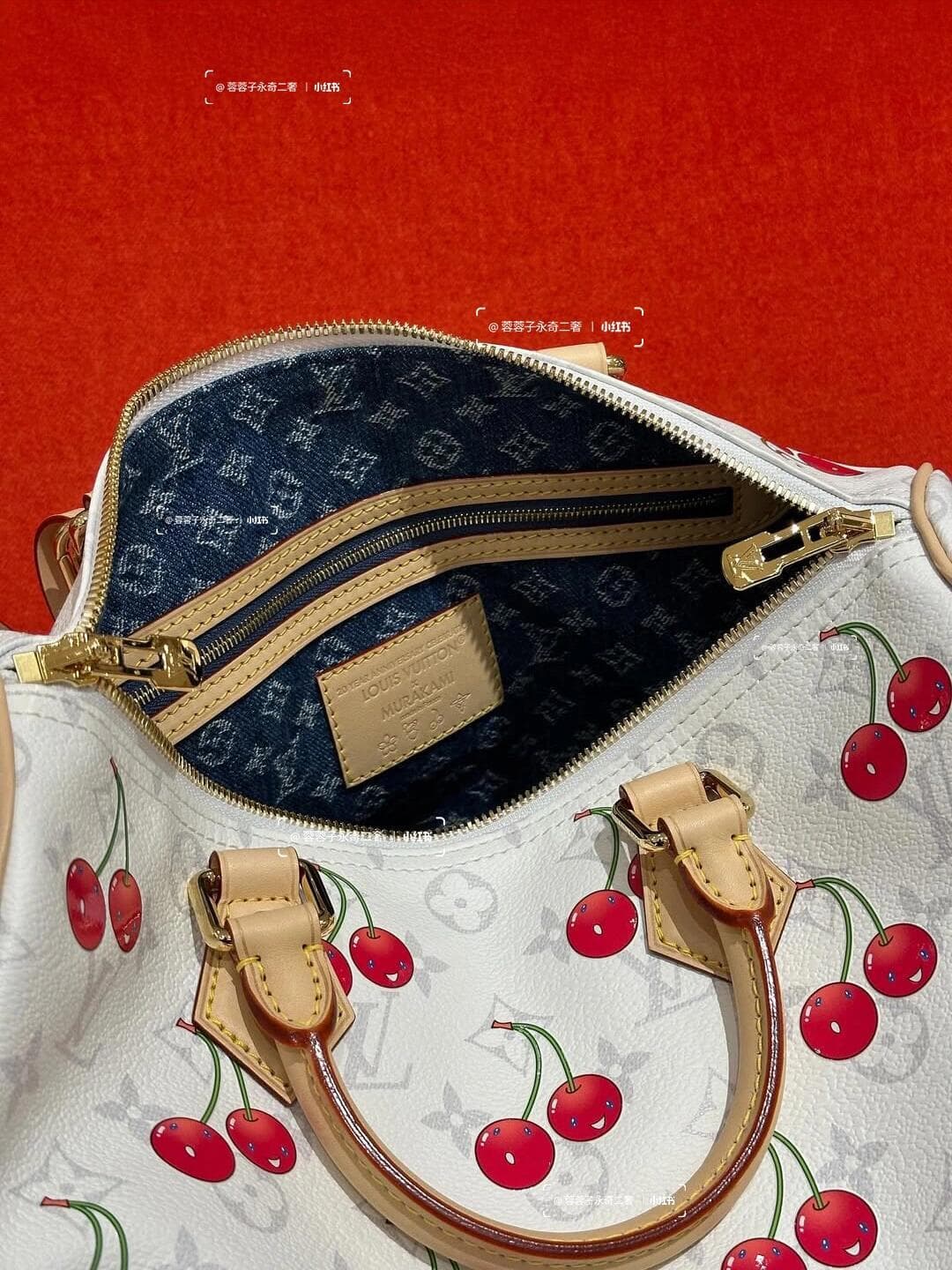 루이비통 x 무라카미 스피디 소프트 30 (화이트)