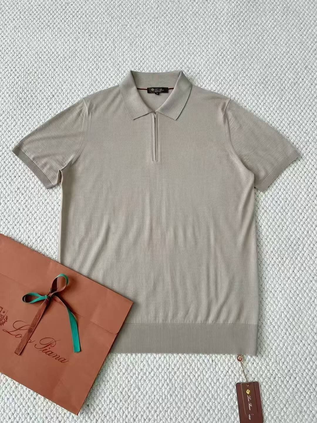 로로피아나 천연 울 폴로 셔츠