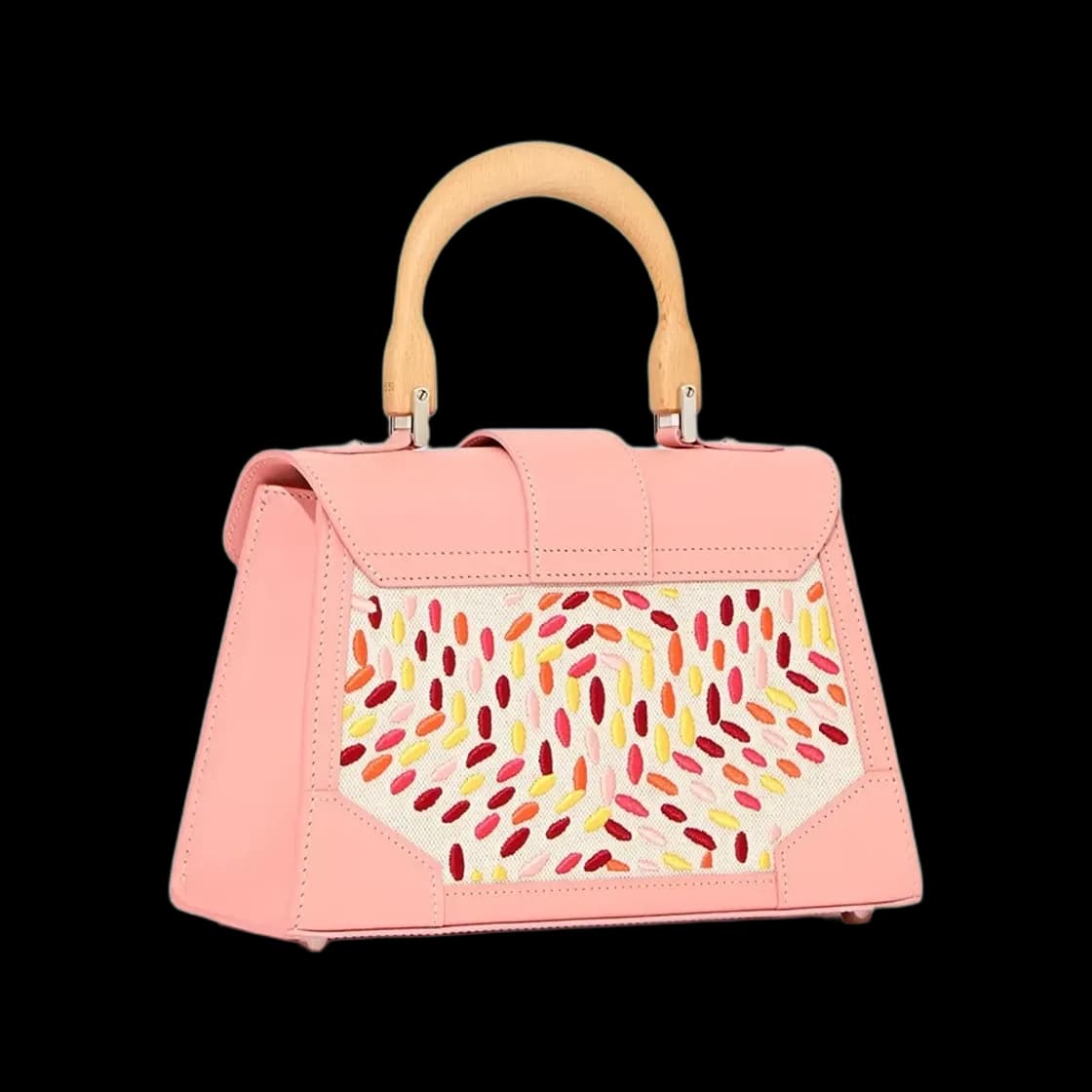 고야드 사이공 스트럭처 미니 백 엠브로이더리 파우더 핑크