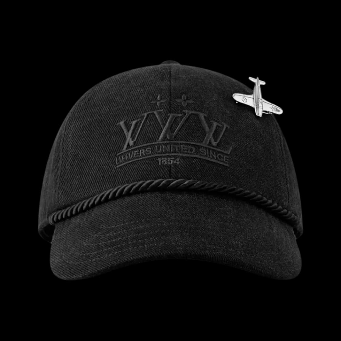 루이비통 LV 플레인 캡 블랙