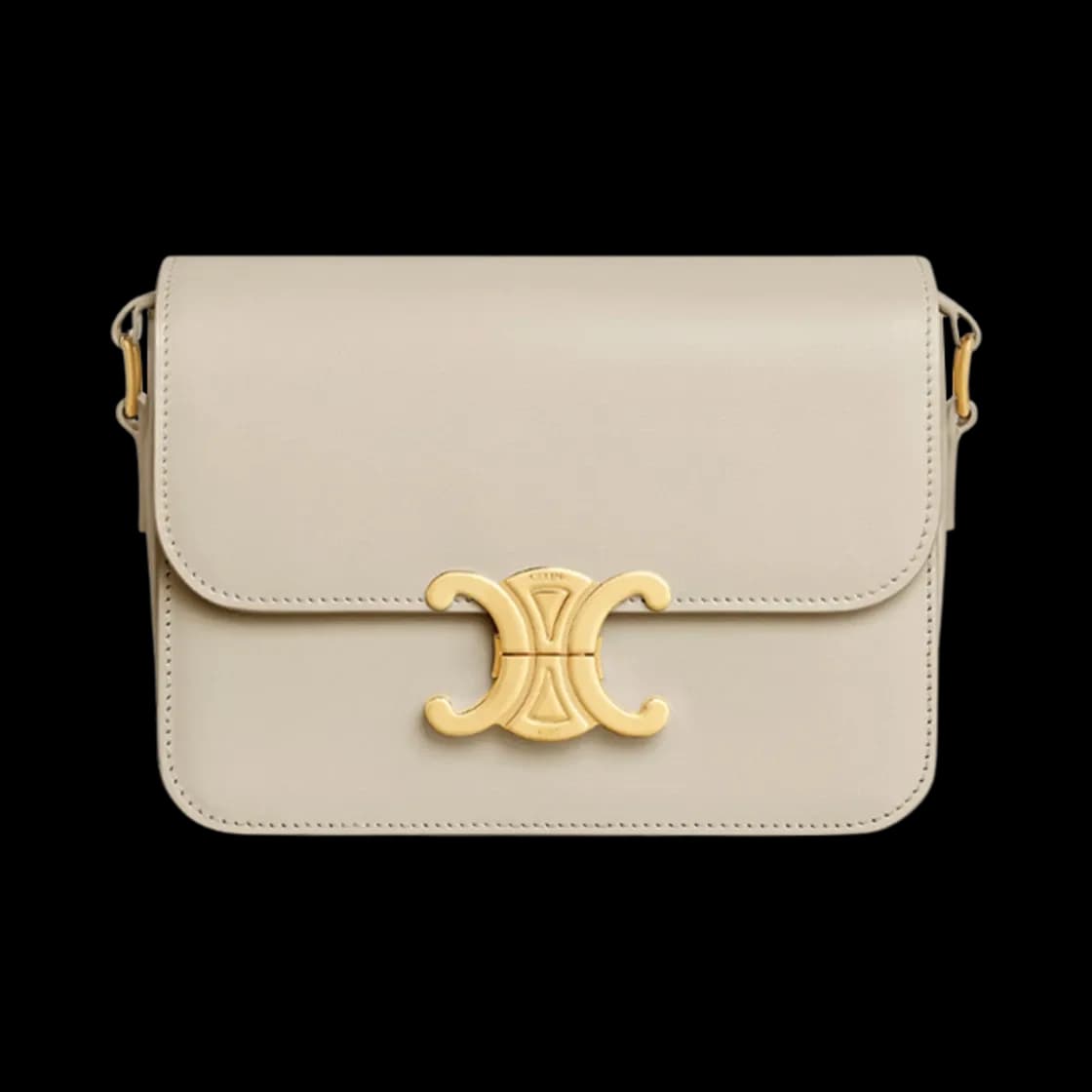 셀린느 틴 트리옹프 백 샤이니 카프스킨 라이트 스톤